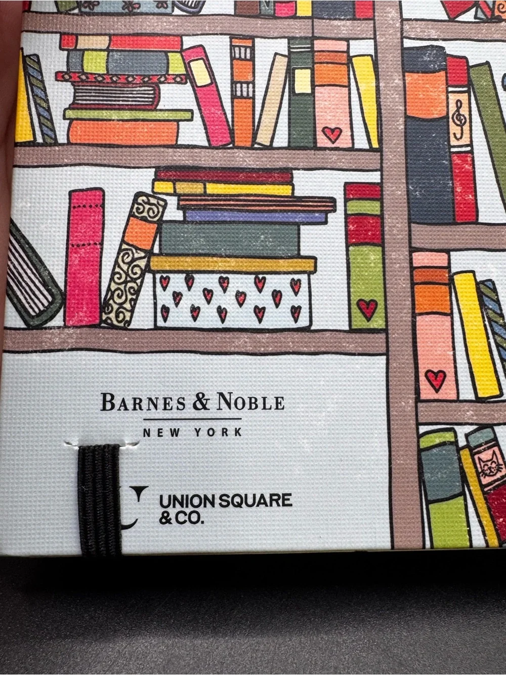 Barnes & Noble My Book Journal - Colorful Bookshelf Cover